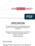 Allopatric Speciation