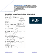 CBSE Sample Papers For Classs 10 Maths Paper 2