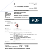 Fuel Storage Stabilizer SDS