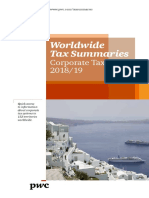 PWC Worldwide Tax Summaries Corporate Taxes 2018 19 2 PDF