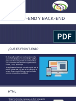 Front-End y Back-End