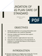 Foundation of Nursinng Plancare of Standard - Edel