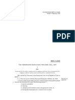 Terminated Employee Welfare Bill PDF