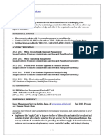 Mayur B - CV - Supply Chain PDF