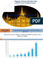 Energy Planning in Myanmar