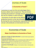 Economies of Scale