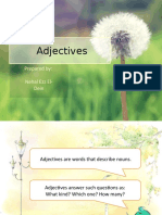 Adjectives Presentation