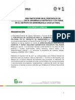 Convocatoria Ii Fase Portafolio de Estímulos 2018 PDF