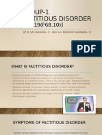 Factitious Disorder