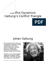 Galtungs Conflict Triangle PPT