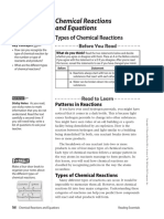 Types of Chemical Reactions Close Reading PDF