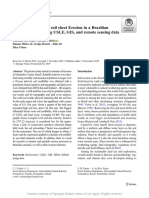 Estimating Potential Soil Sheet Erosion in A Brazi