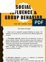 Social Influence & Group Behavior