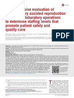 Comprehensive Evaluation of Contemporary Assisted Reproduction Technology Laboratory Operations To Determine Staffing Levels That Promote Patient Safety and Quality Care