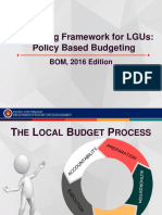 PFMAT Budgeting - Framework - BOM - 2016 For Presentattion