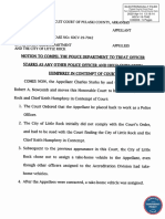 Killer Cop Charles Starks Files Butthurt Motion