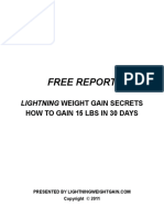 Free Report: Lightning Weight Gain Secrets