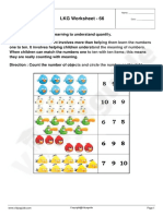 LKG Worksheet - 66: Name: - Date