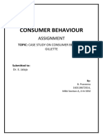 Consumer Behaviour: Assignment