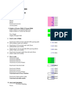 Load Calculation: A. Dead Load Calculation 1 Unit Weights of Materials