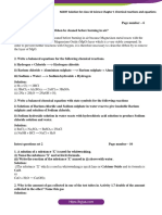 NCERT Solution For Class 10 Science Chapter 1 Chemical Reactions and Equations