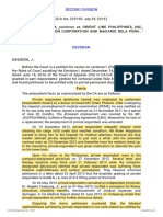 Petitioner vs. vs. Respondents: Second Division