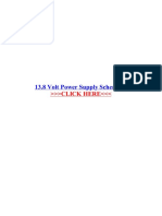 13.8 Volt Power Supply Schematic