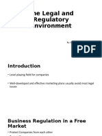 The Legal and Regulatory Environment - 4