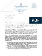 Reschenthaler DOD EcoHealth Letter