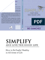 Simplify and Live The Good Life - Bo Sanchez