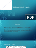 Light Detector Using Nand Gate