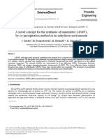 A Novel Concept For The Synthesis of Nanometric LiFePO4 by Co PDF