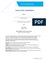 Flexible Work Agreement: Last Updated 4 July 2019
