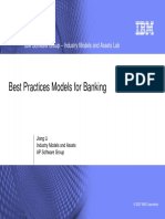 Best Practices Models For Banking: IBM Software Group - Industry Models and Assets Lab