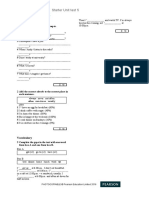 Starter Unit Test 5: Grammar