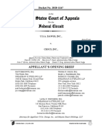 USA Dawgs v. Crocs (2020) - Appellant's Opening Brief