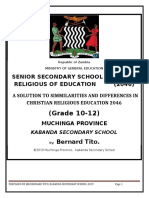 (Grade 10-12) : Senior Secondary School Christan Religious of Education (2046)