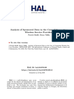 Analysis of Sponsored Data in The Case of Competing Wireless Service Providers