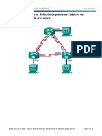 10.2.3.3 Lab - Troubleshooting Basic Single-Area OSPFv2 and OSPFv3