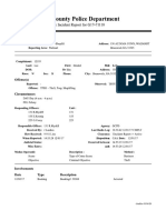 Arrest Report Ahmaud Arbery Theft by Shoplifitng