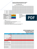 Sample M.SC 1ST Year Rotation Plan 2019-20