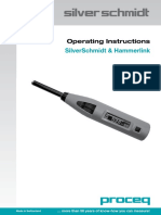 Silver Schmidt Concrete Test Hammer User Manual PDF