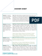 Antibiotic Awareness Week AAW 2018 Quiz True or False Questions With Answers