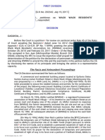 Petitioner vs. vs. Respondent: First Division