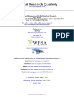 Ahram - 2011 - Concepts and Measurement in Multimethod Research