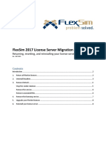 Flexsim 2017 License Server Migration Guide