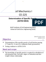 Soil Mechanics I CE-225: Determination of Specific Gravity (ASTM D854)