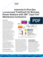 Liqui-Cel Technical Brief Ammonia in Flue Gas Condensate For Biomass Power Stations LC-1004 Celum