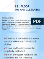 Lesson 2: Floor Checking and Cllearing: Items or Single Serve Items That Does Not Require Climate Control Shakers