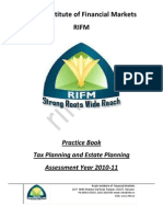 CFP Tax Planning & Estate Planning Practice Book Sample